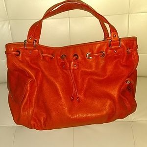 Chales David orange purse